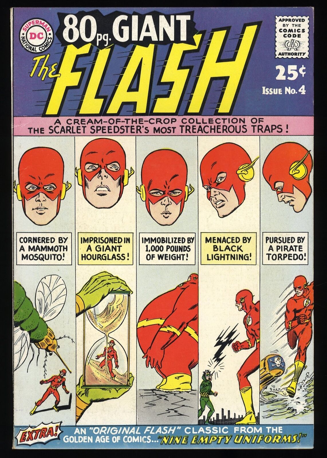 80 Page Giant #4 VF+ 8.5 Flash Reprints Infantino/Anderson Cover Art