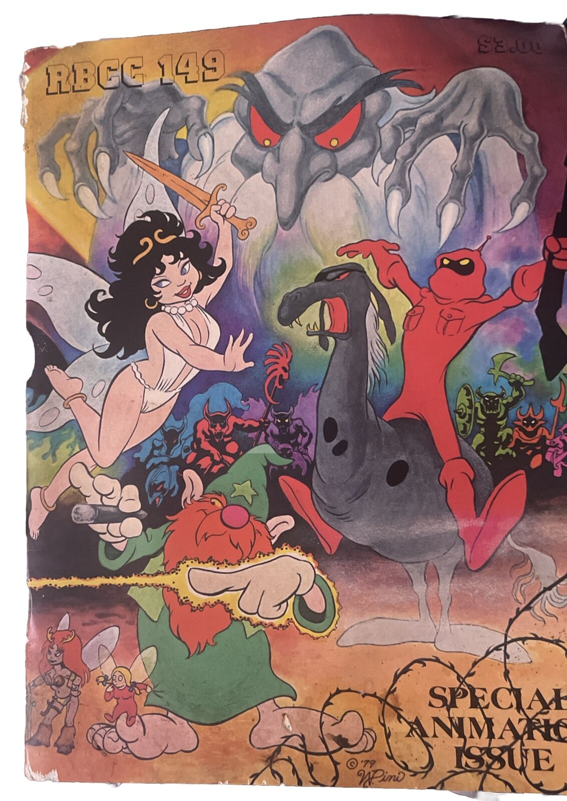 RBCC #149 SFCA 1979 Blaster’s  Special Animation Issue Ft Spider Man & Many More