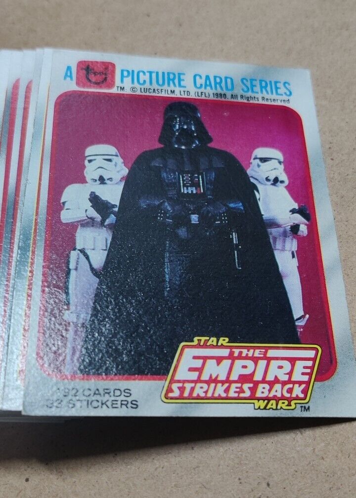 1980 TOPPS STAR WARS Empire Strikes Back #s 1-132 Series 1 Complete Set NM/MT