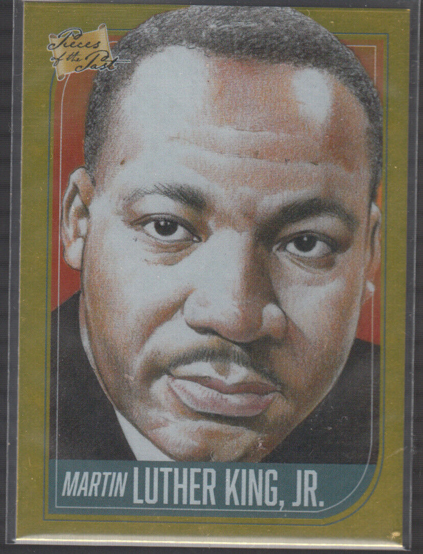 MARTIN LUTHER KING JR. 2021 Pieces of the Past #26 Gold Foil Parallel