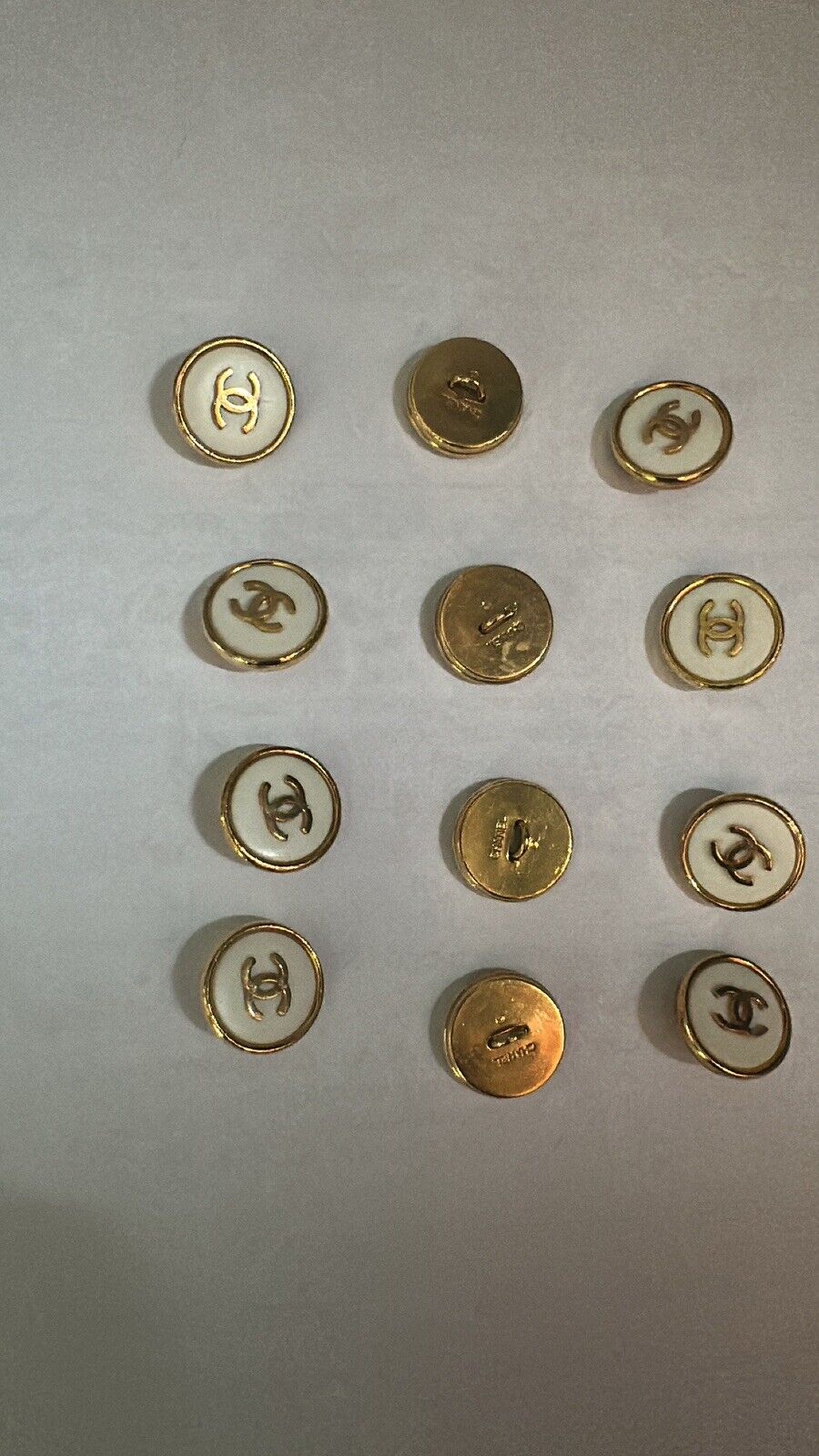 Authentic Chanel Buttons Set of 4 Pcs