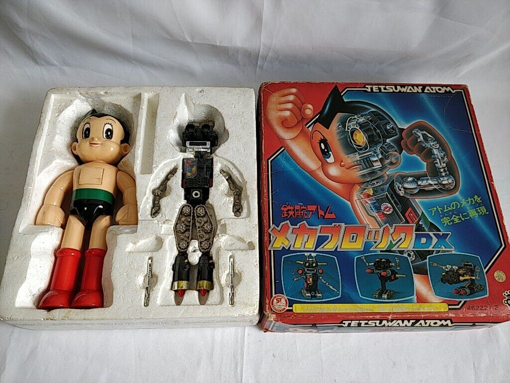 Vintage TEZUKA OSAMU Takara Astro Boy Mechanical Block DX Figure boxed-d0329-