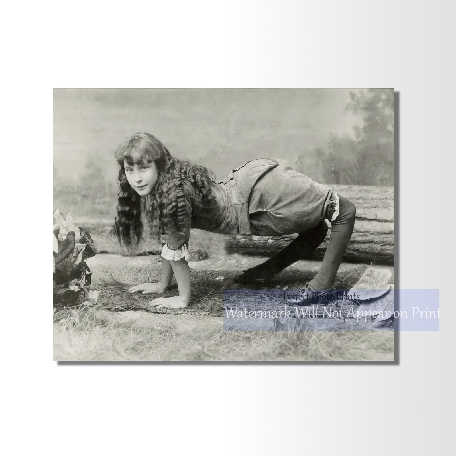 Vintage Circus, Carnival Side Show- Ella Harper, The Camel Girl -Photo Print