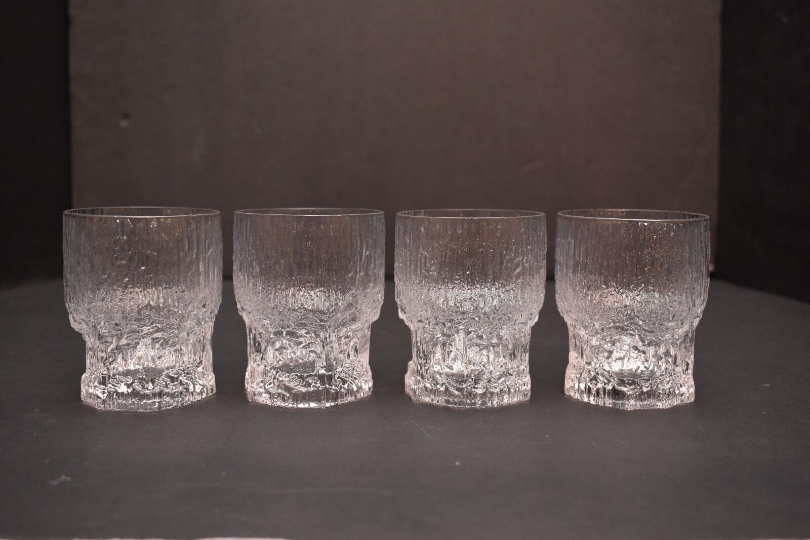 Vintage Iittala Finland Aslak Shot Liquor Glasses Tapio Wirkkala Set of 4