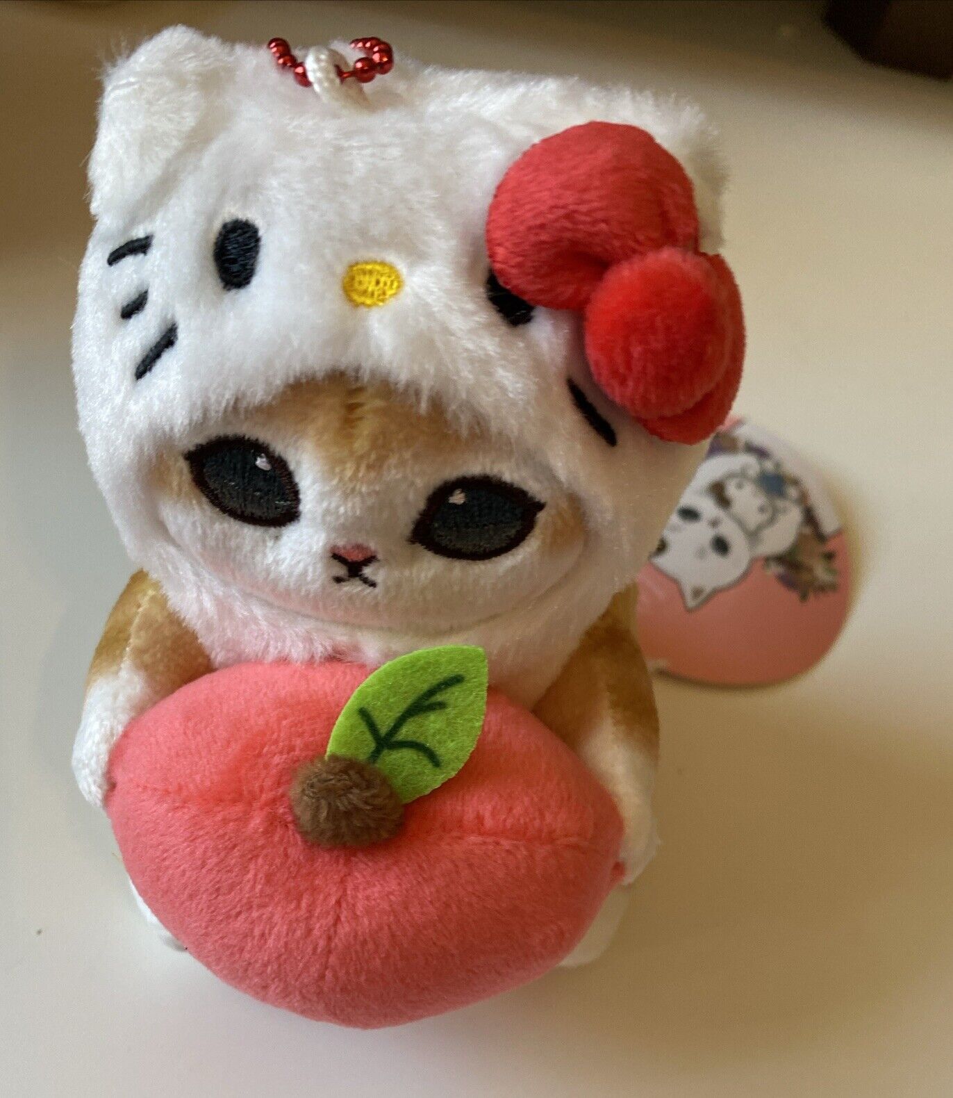 Mofusand Sanrio Characters Plush Doll Hello Kitty Key Chain