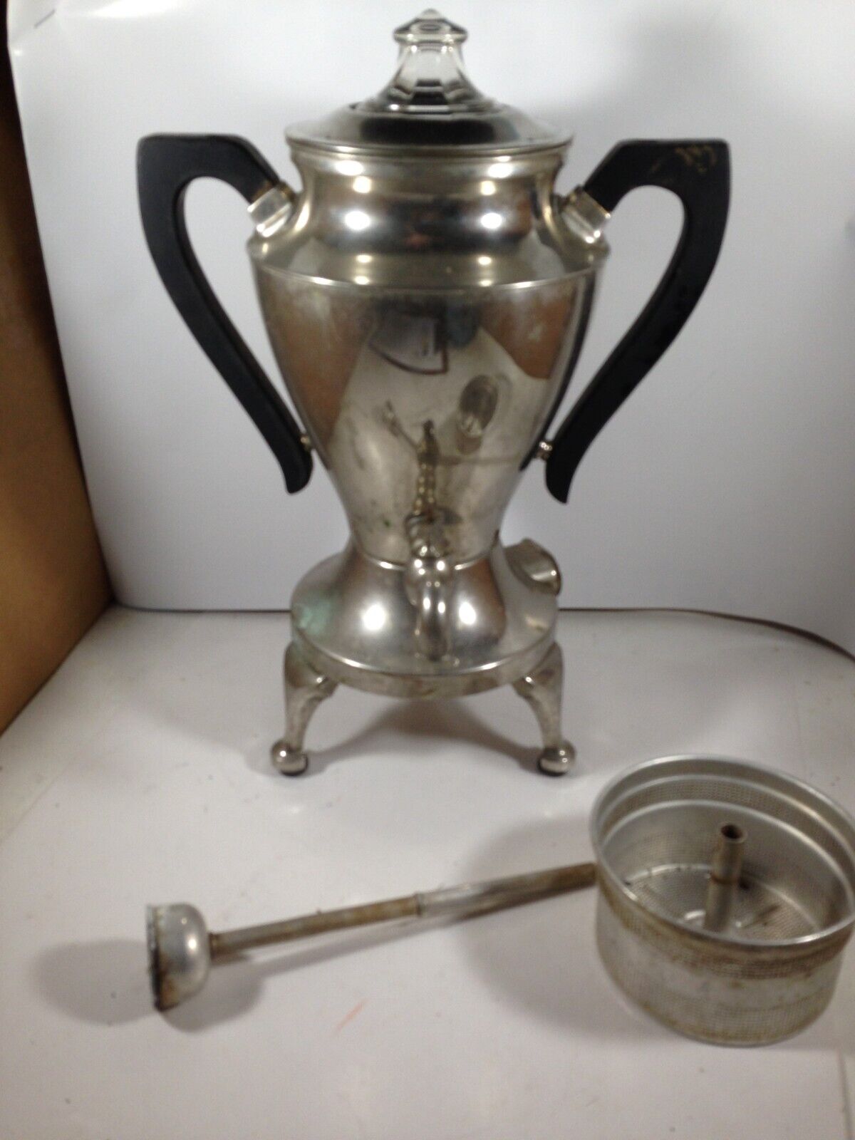 Vintage Westinghouse Electric Percolator 1918 Footed No Cord