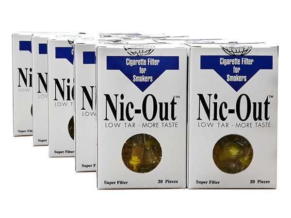 SALE NEW 10 boxes of Nic-Out low tar Cigarette Filter Holder to Quit Smoking
