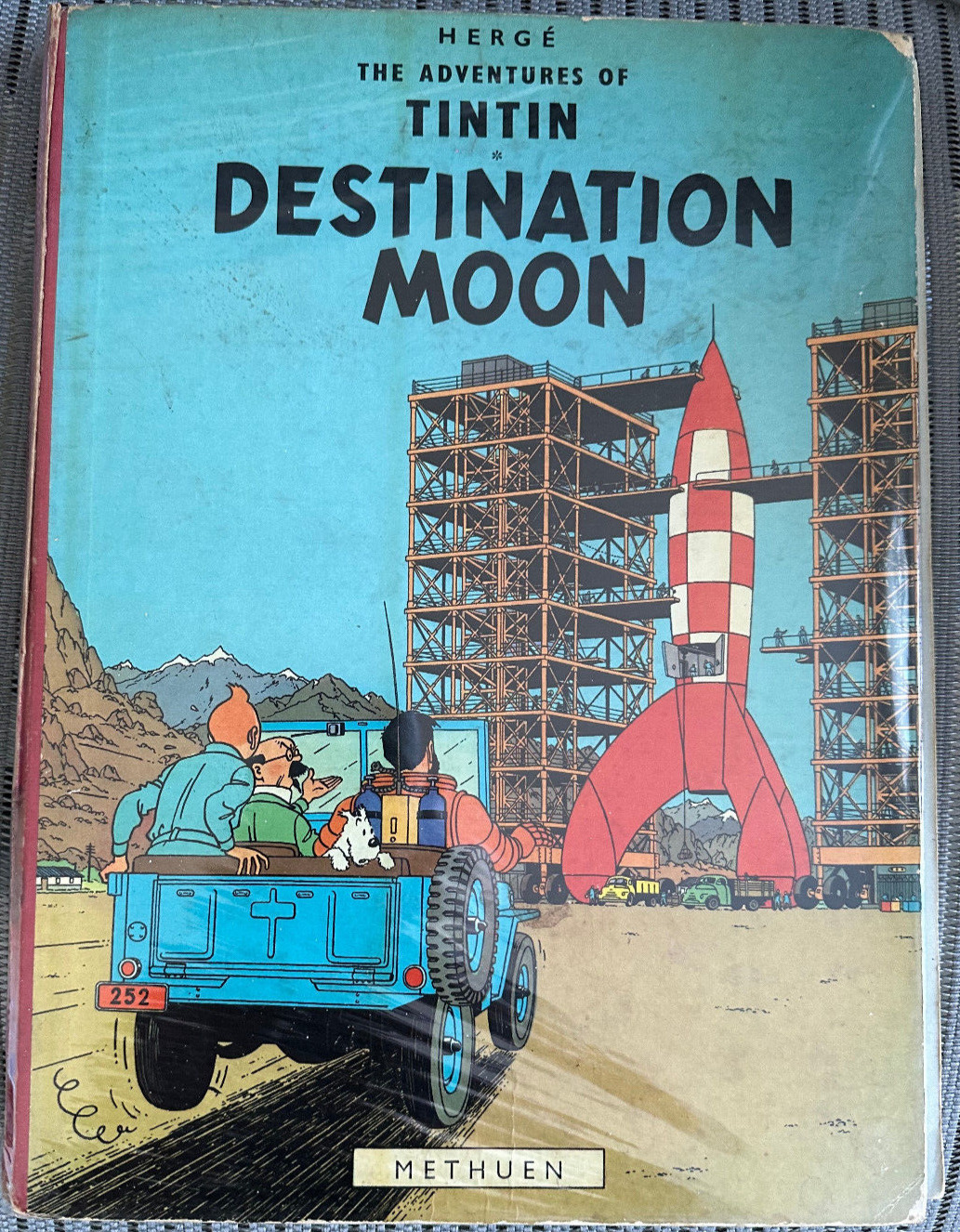 Tintin Hergé Destination Moon 1st English Methuen
