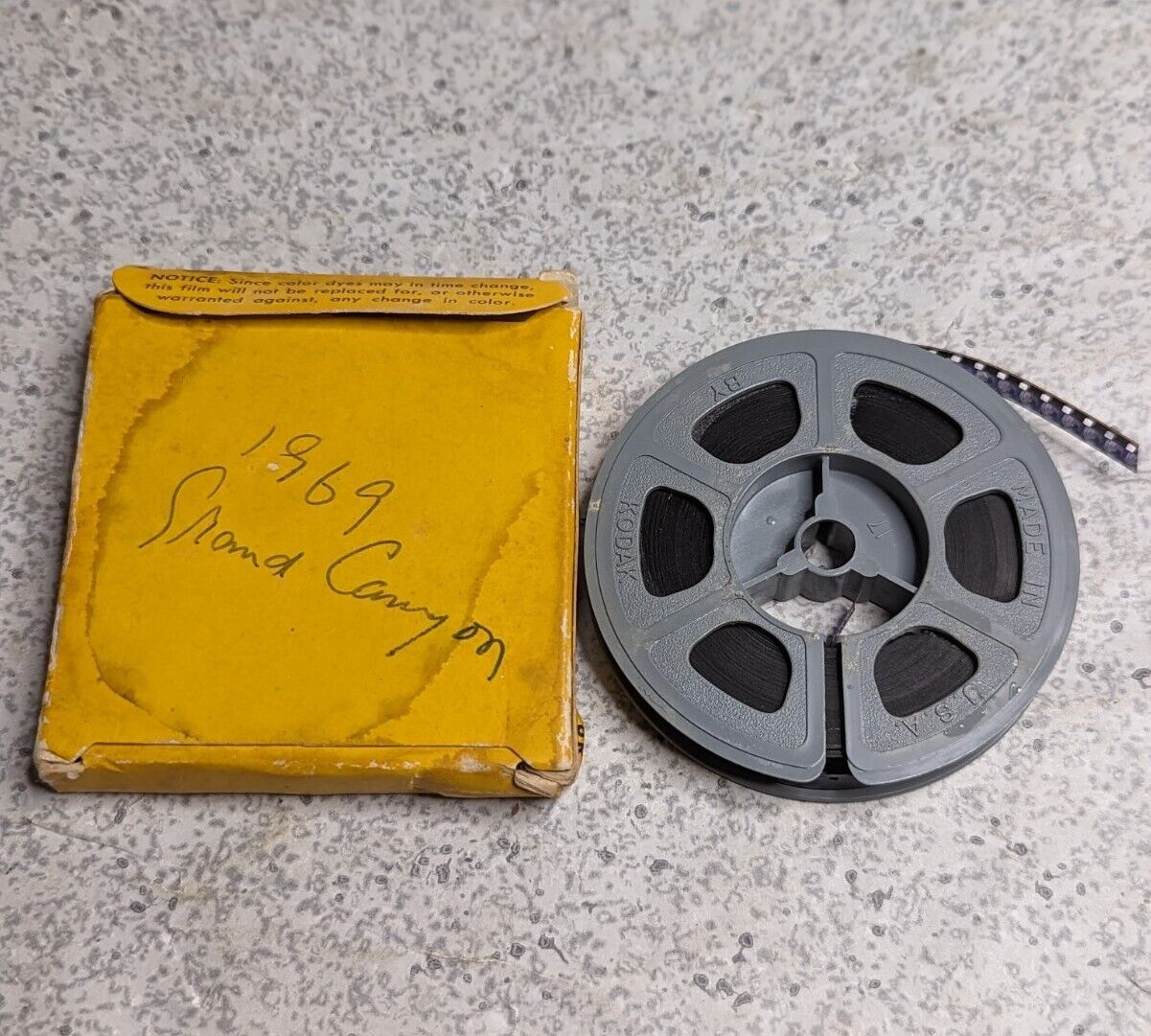 Vintage Kodak 8mm Film Grand Canyon 1969