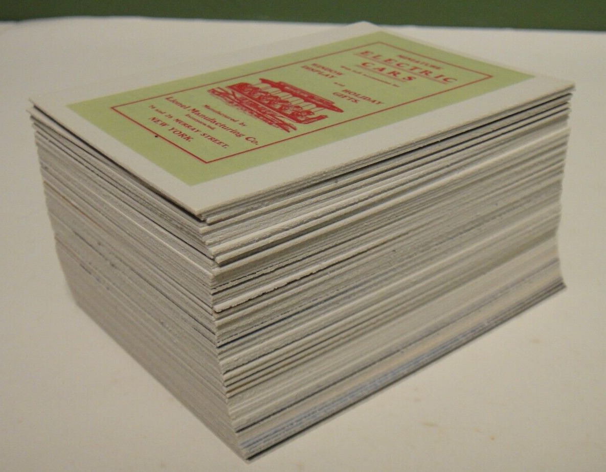 1998 DuoCards Lionel's Greatest Trains - Complete Base Card Set 1-72   Lionel