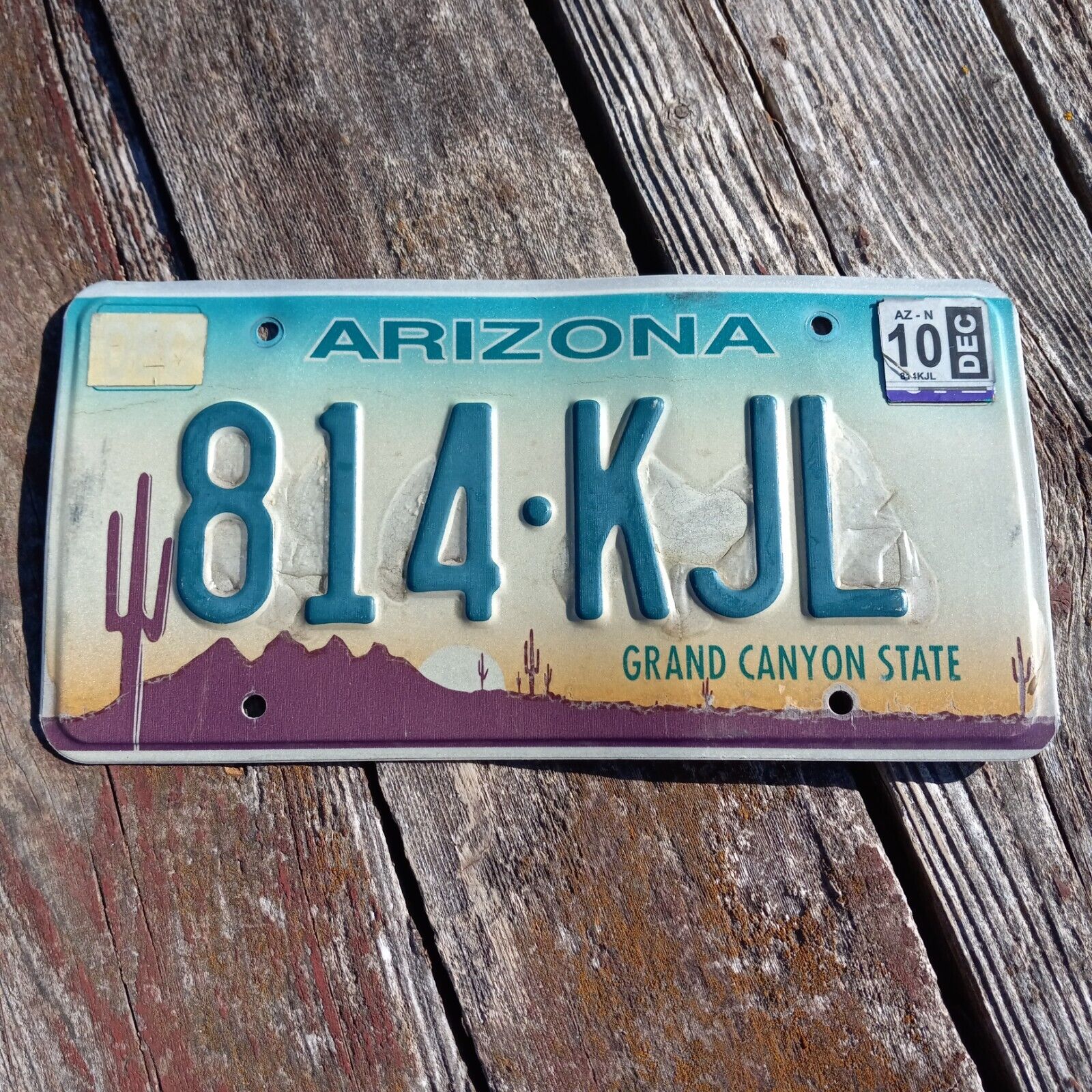 2010 Arizona License Plate - \