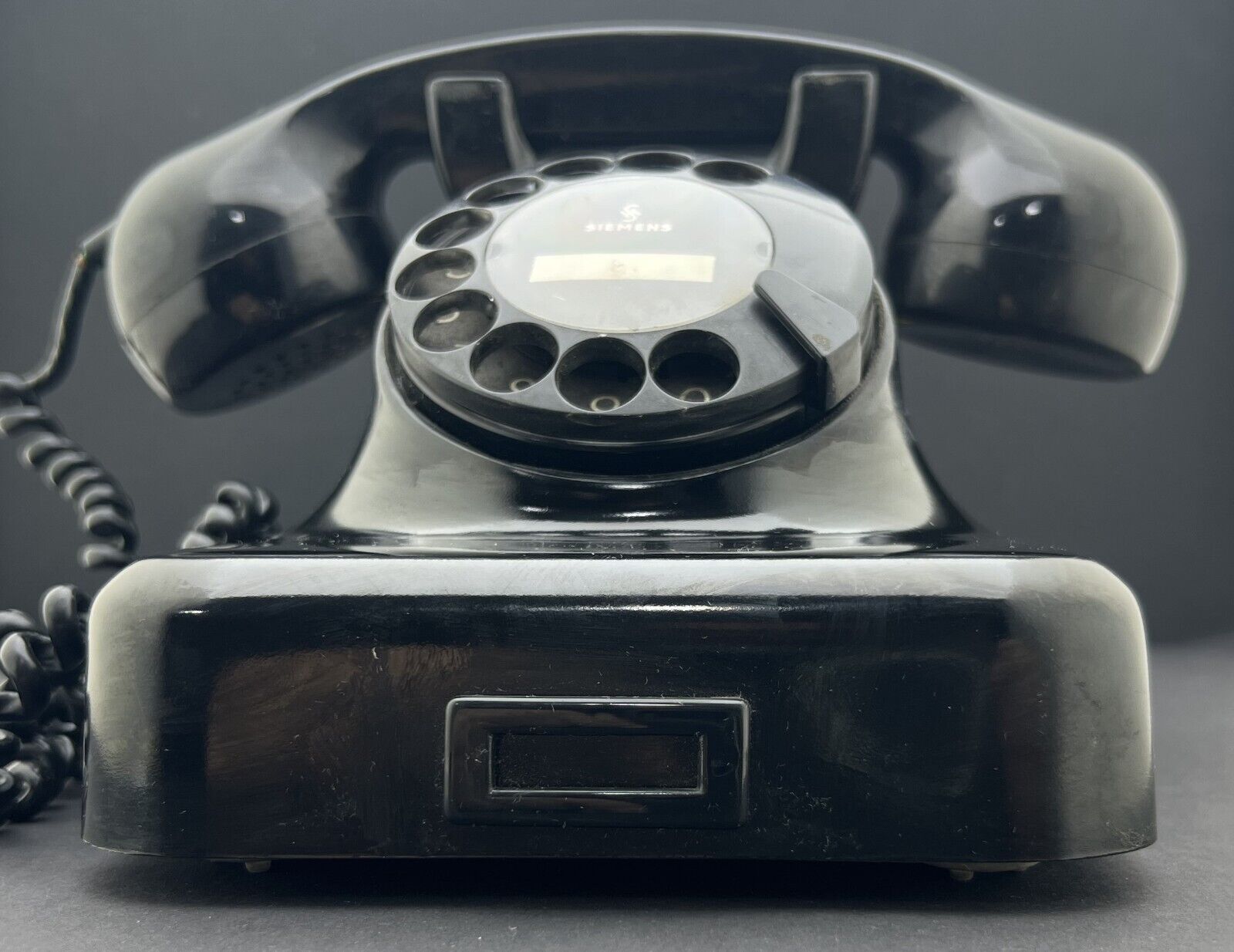 Vintage, Siemens W48?, Bakelite Rotary Dial Desk Telephone, 1960's?