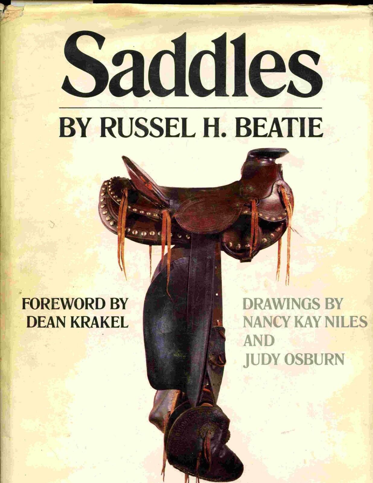 BIG Hardback Western SADDLE History Book Encylopedia by BEATIE SADDLE MAKE OFFER