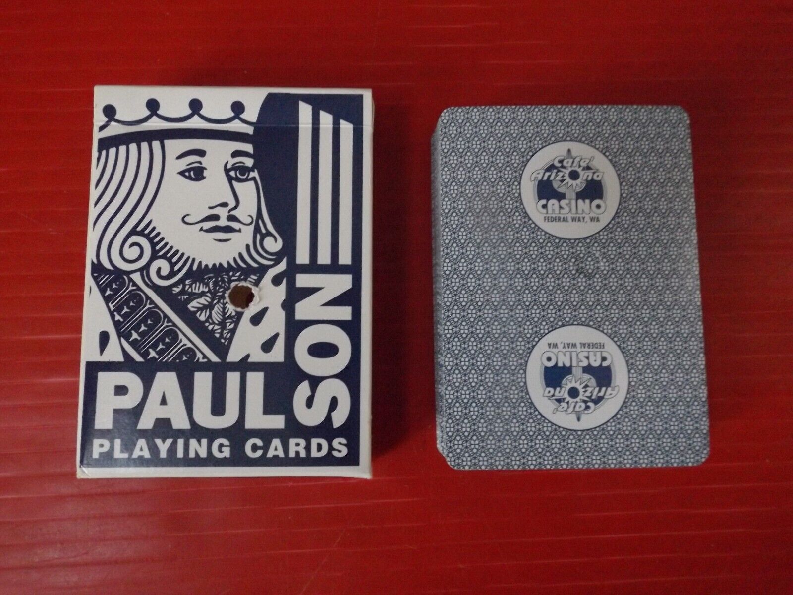 VTG Cafe\' Arizona casino playing cards PaulSon Federal Way, WA # 336 Private col