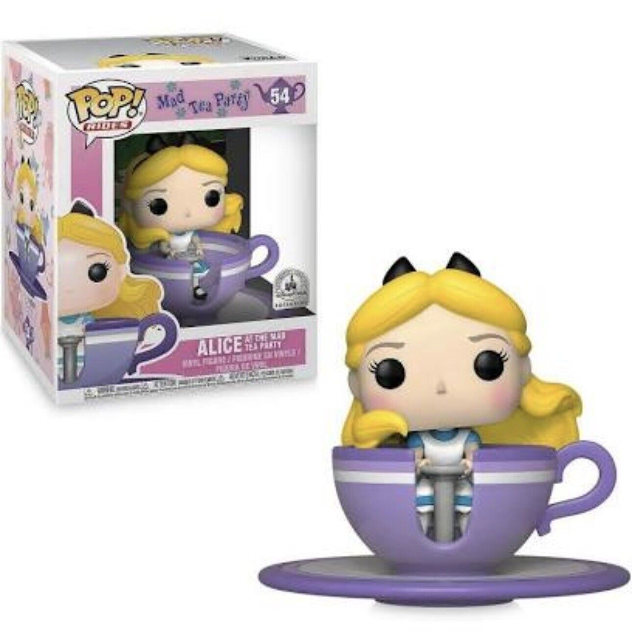 Funko Pop Rides #54 Alice At The Mad Tea Party Disney Parks Exclusive