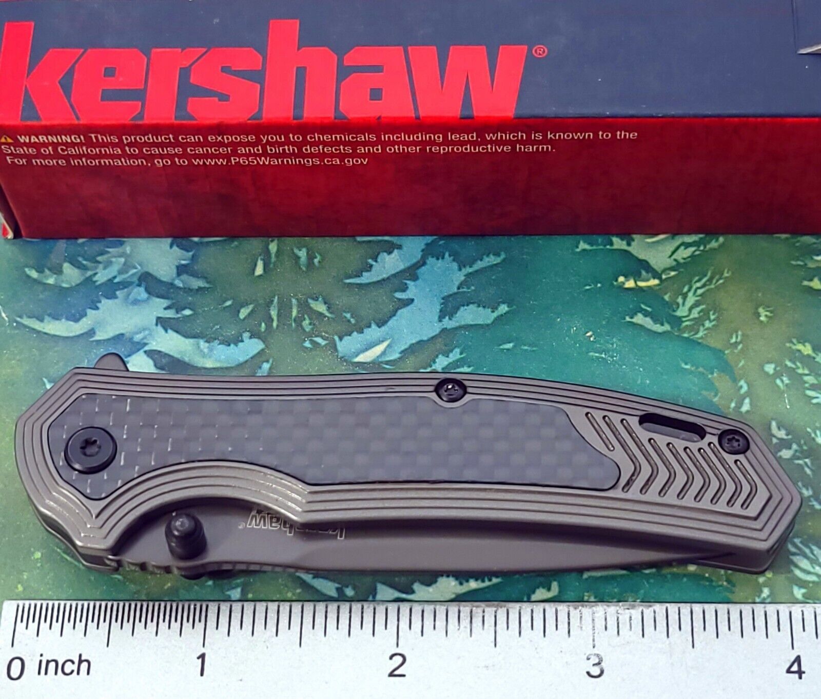 Kershaw Knife Speedsafe Fringe 8310 A/O Tactical Frame Lock Carbon Fiber Inlay