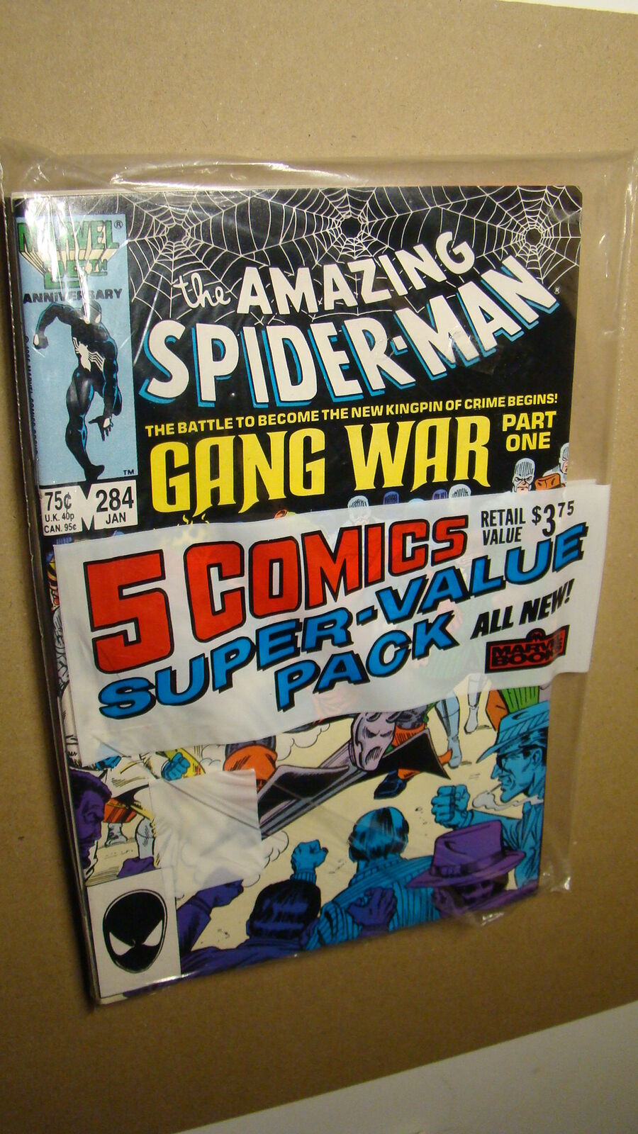 5 COMICS SUPER VALUE PACK *NM 9.4* MASTERS UNIVERSE 5 AMAZING SPIDER-MAN 284 SW