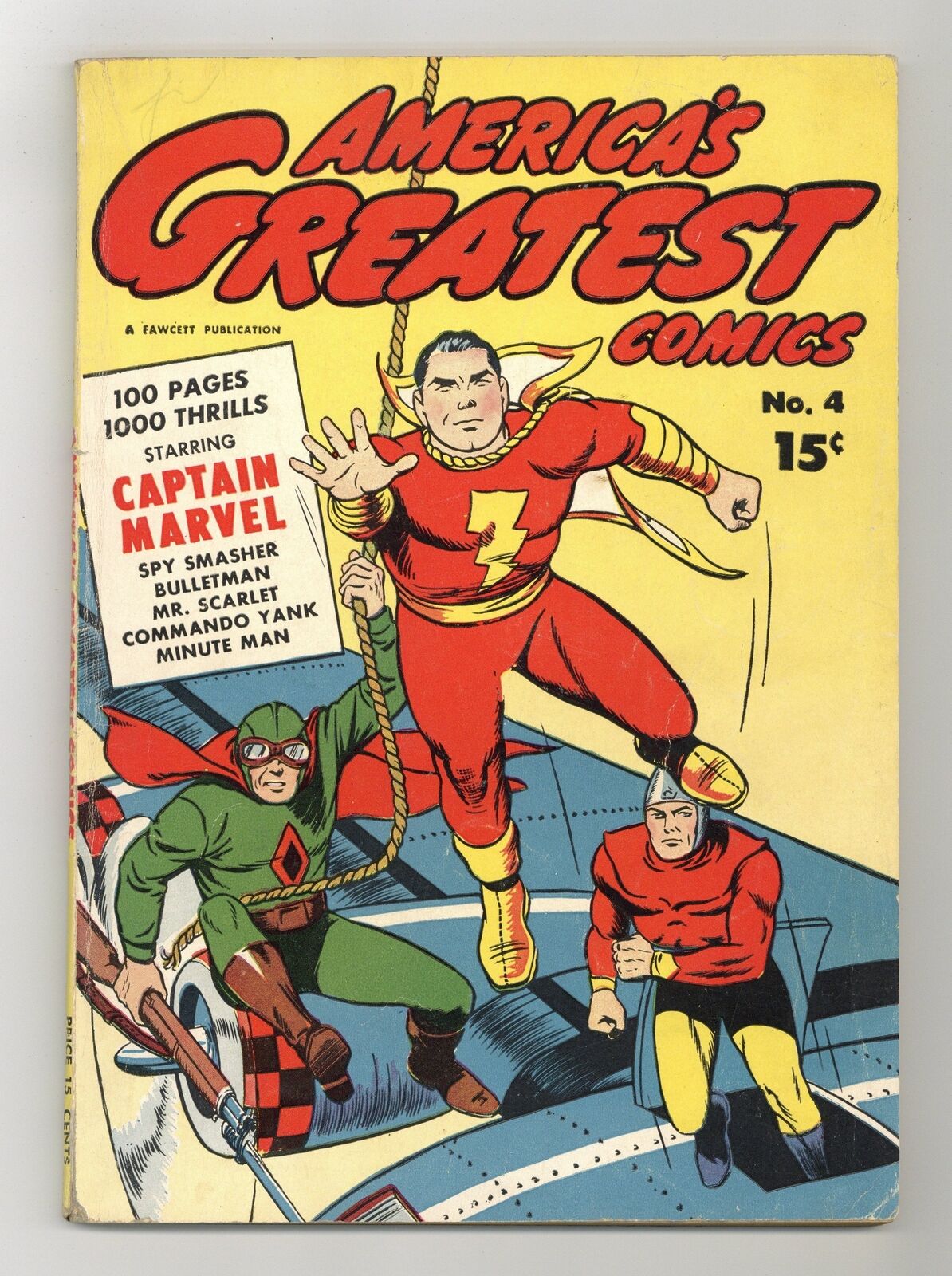 America\'s Greatest Comics #4 VG- 3.5 1942