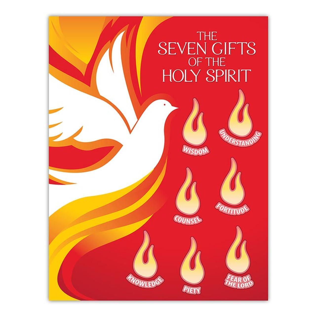 The Seven Gifts of the Holy Spirit Activity Card - Pack of 12