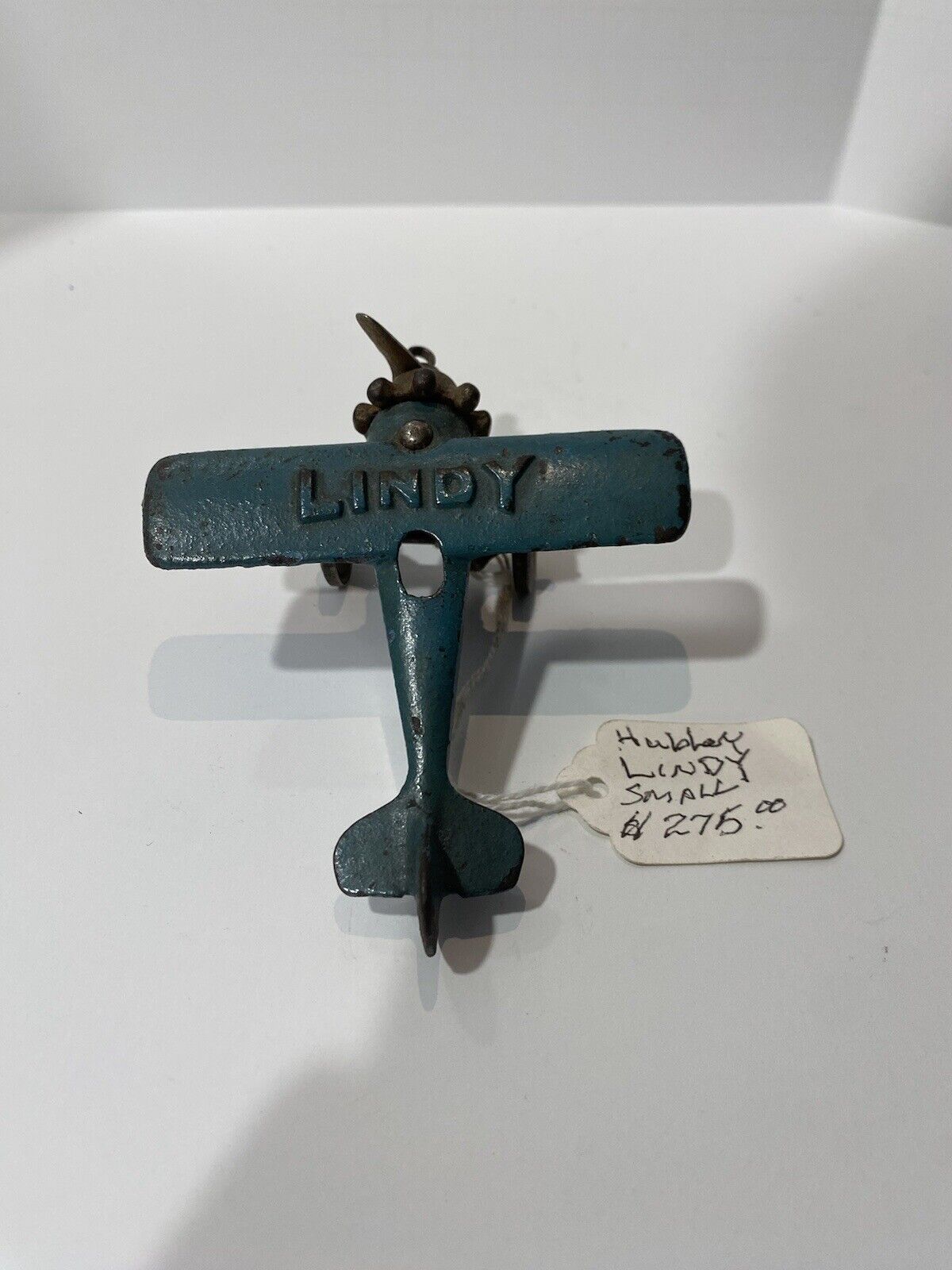 Vintage Hubley Toy Co. Cast Iron Plane “Lindy” 1930s