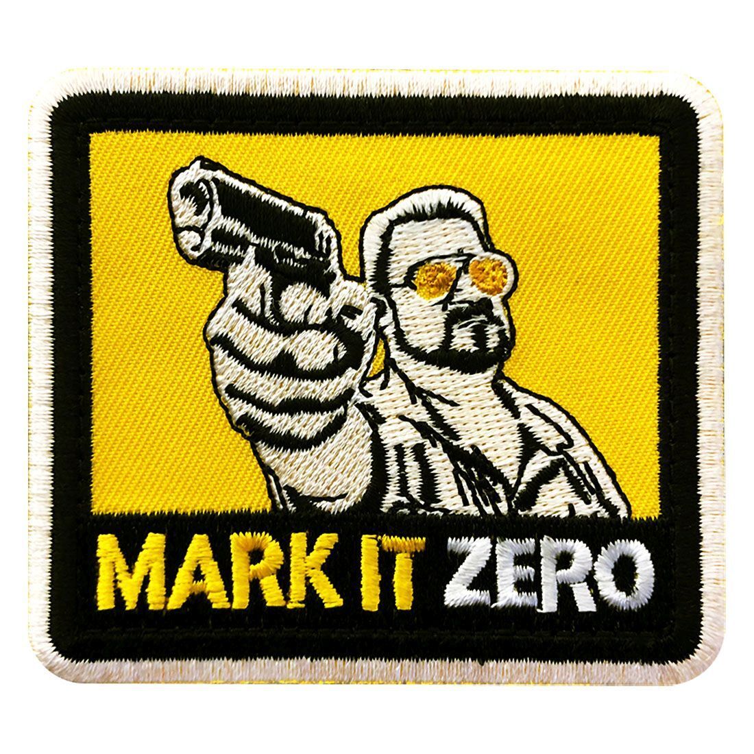 Mark It Zero Big Lebowski Embroidered Morale Hook Patch [3.0 inch Hook - MZ-1]