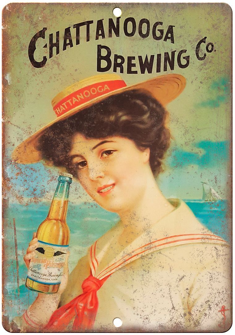 Chattanooga Brewing Co. Vintage Beer Ad Reproduction Metal Sign E224