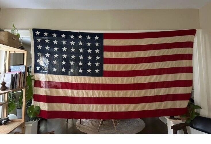 Antique American Flag 48 Star (9 ft wide)