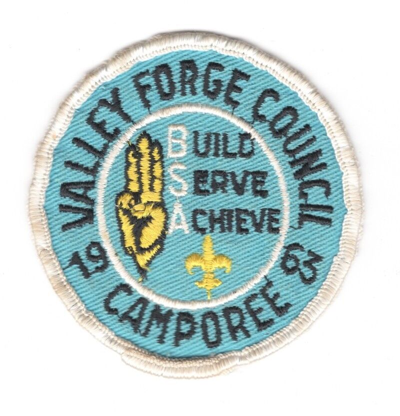 BSA Boy Scout Patch - Valley Forge Council 1963 Camporee  