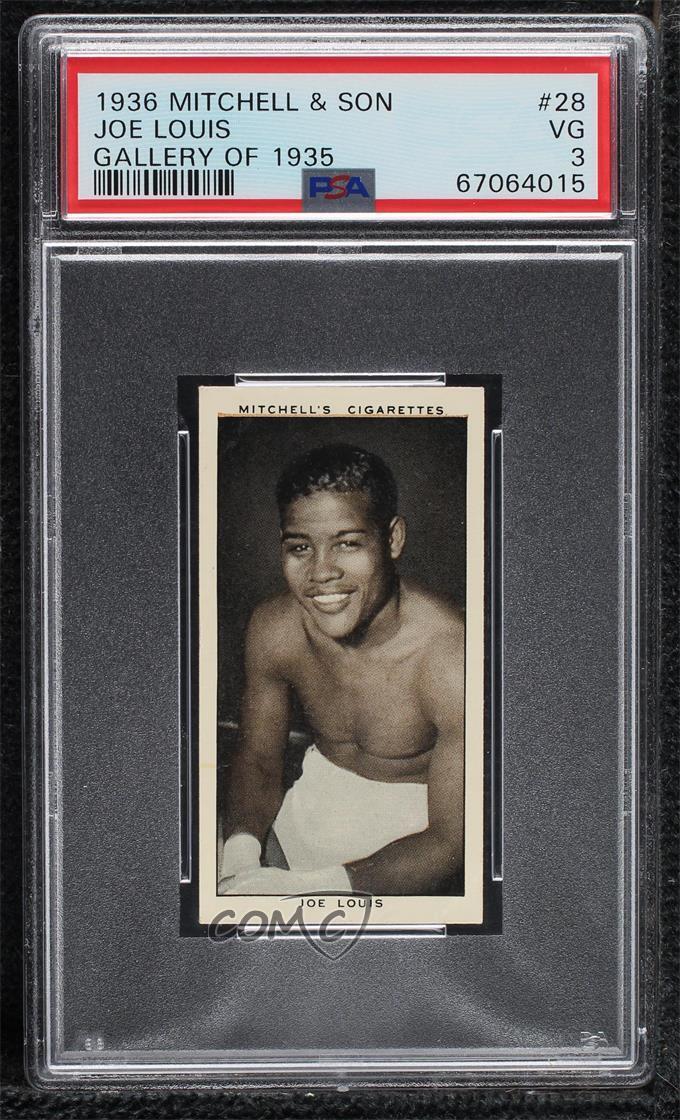 1936 Mitchell\'s A Gallery of 1935 Tobacco Joe Louis #28 PSA 3 04le