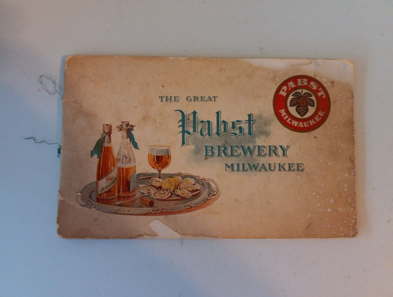 1907 Souvenir Pabst Brewing Co Historical & Info booklet w/Litho Pics 38 Pages