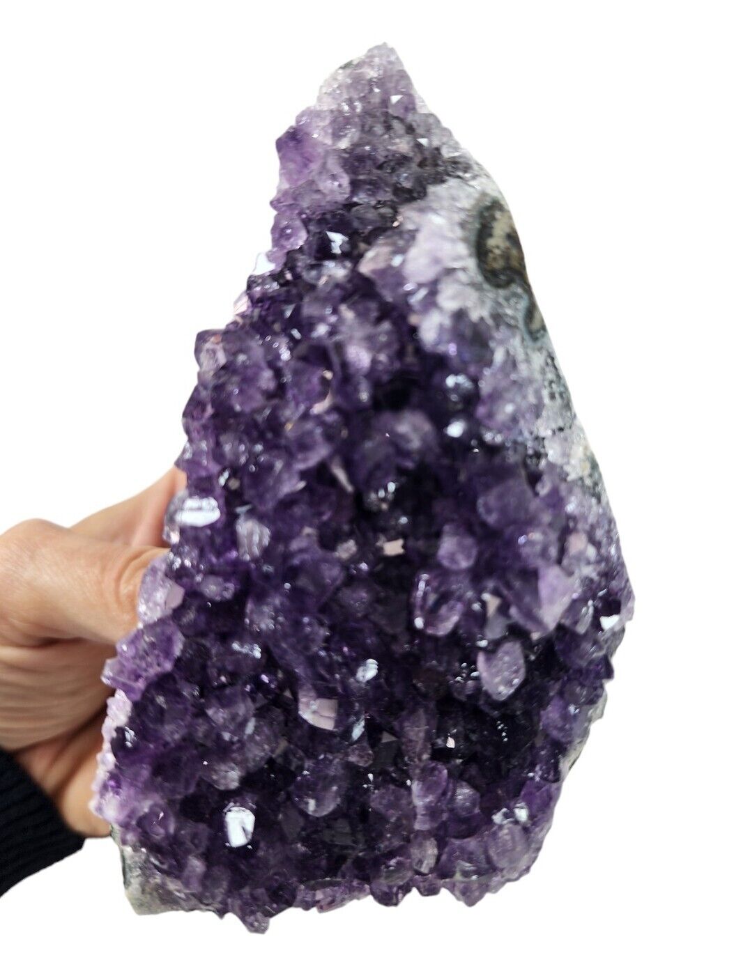 Amethyst Crystal Natural Brazil Freestand 394 grams.