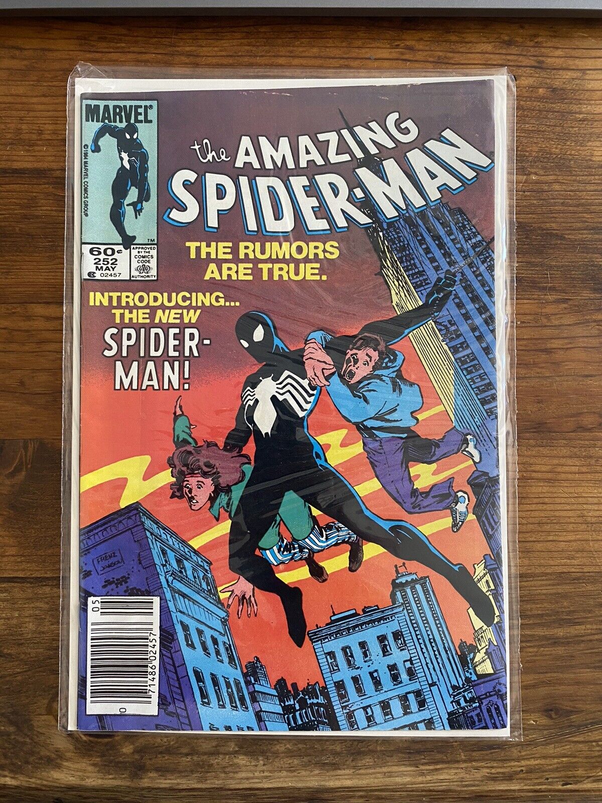 The Amazing Spider-Man #252N (Marvel 1984) 1st App Spider-Man’s Black Costume NM