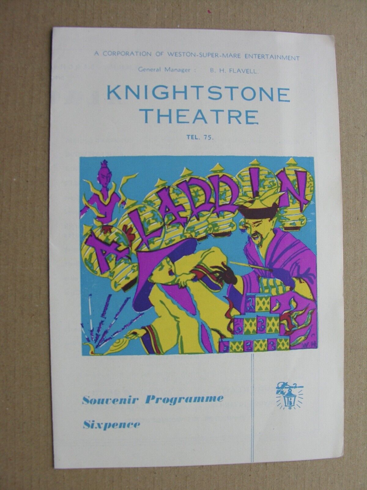 1962 ALADDIN Rosemary Squires, Fred Eastwood Harry Orchid, Al Fuller KNIGHTSTONE
