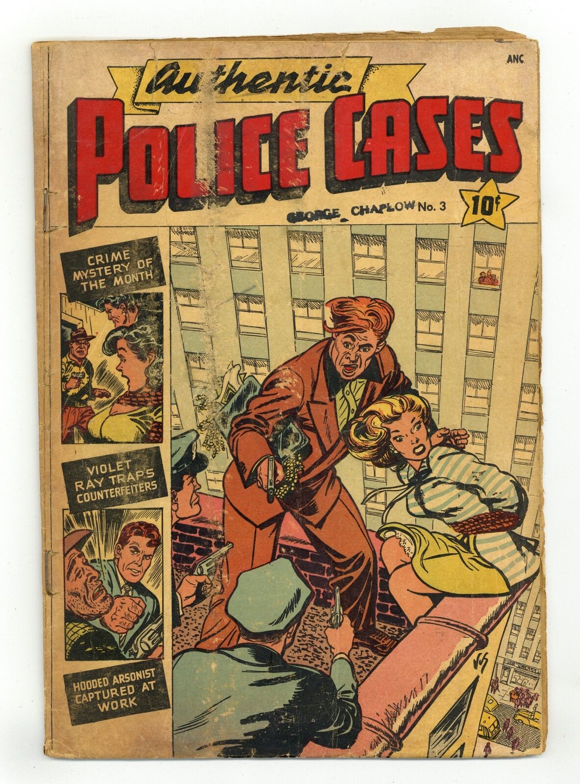 Authentic Police Cases #3 FR/GD 1.5 1948