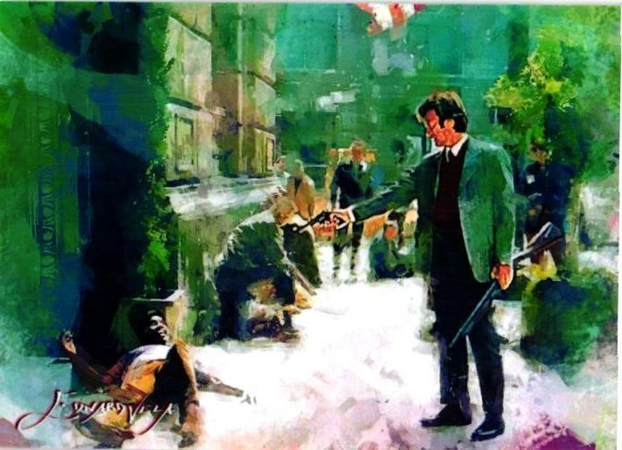 Dirty Harry 2023 Authentic Artist Signed Limited Edition Print Card 23 of 50