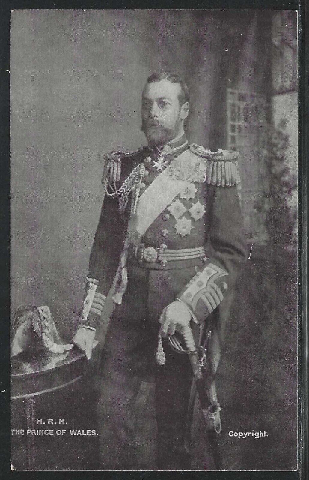 H. R. H. The Prince of Wales, Great Britain, Circa 1901-1910 Real Photo Postcard