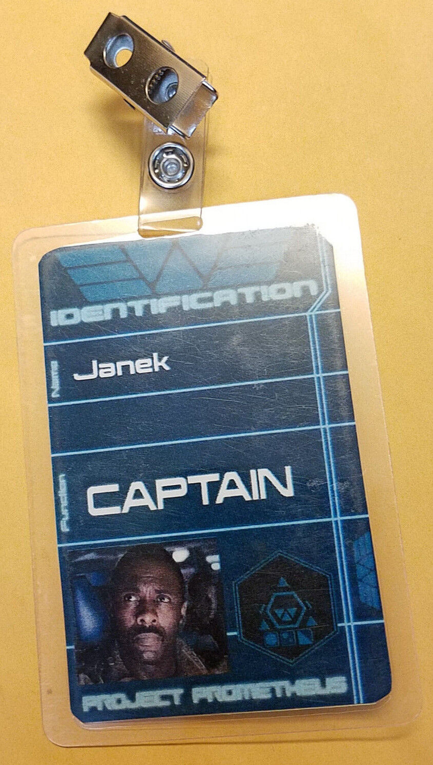 Aliens/Prometheus ID Badge-Captain Janek Style A