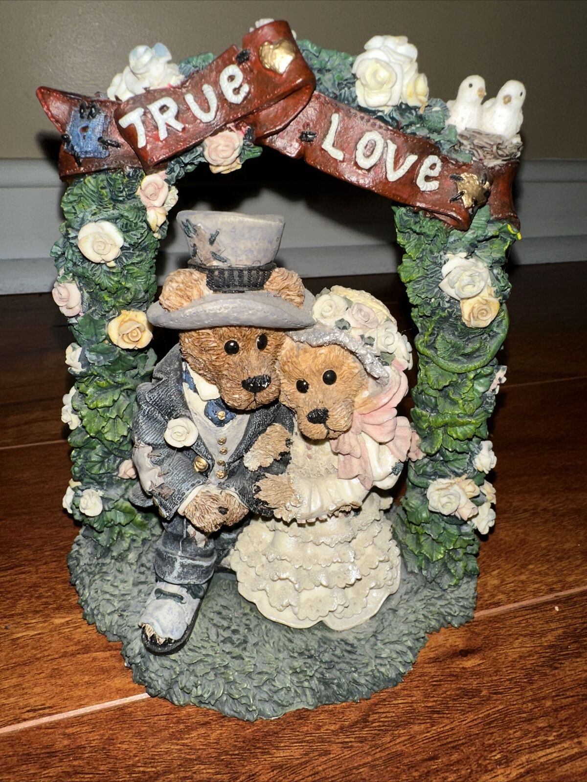 Retired Boyds Bears Grenville Beatrice True Love #2274 Bear Wedding Cake Topper