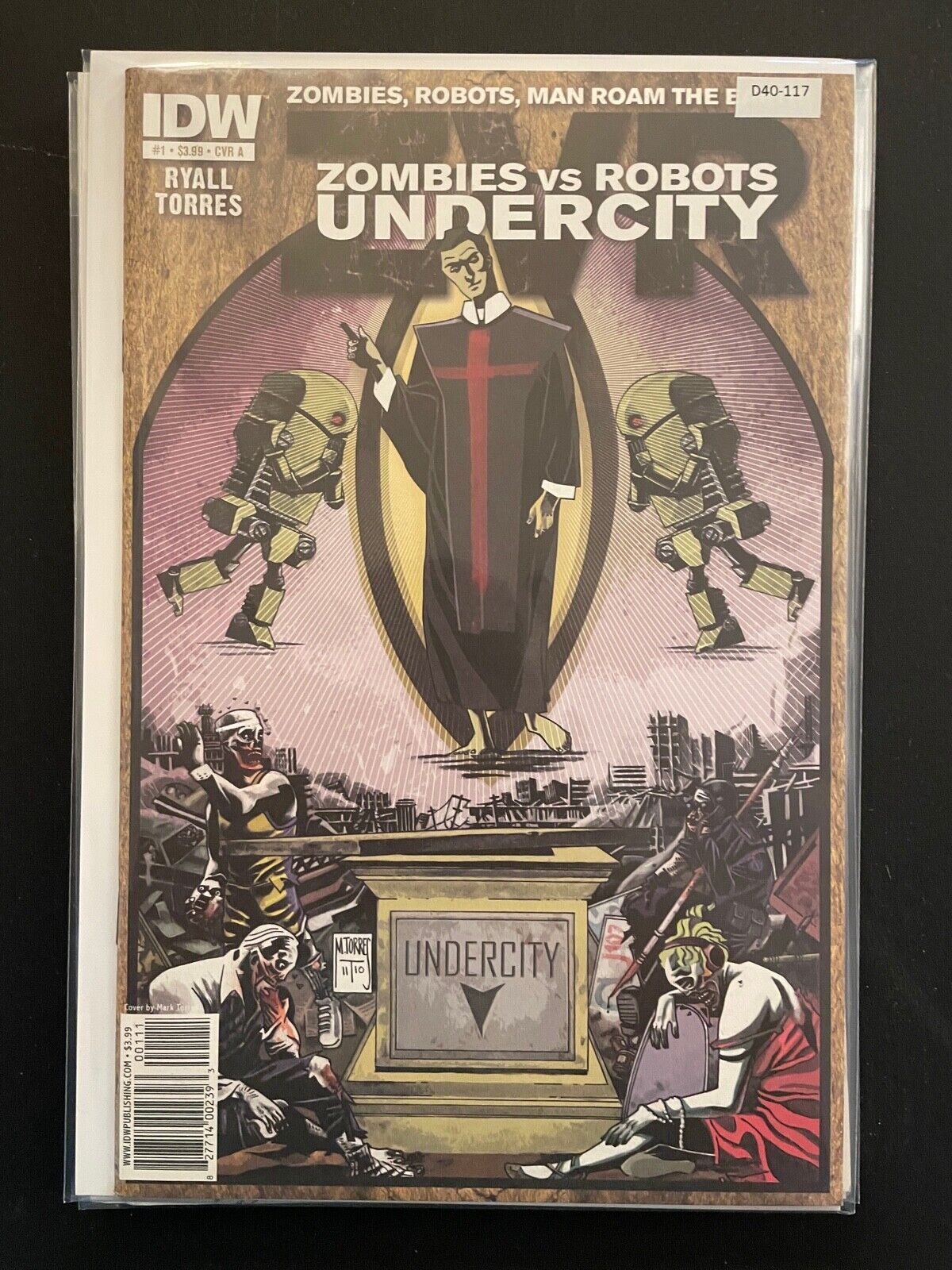 Zombies vs Robots Undercity 1 Cover A Higher Grade IDW Comic Book D40-117