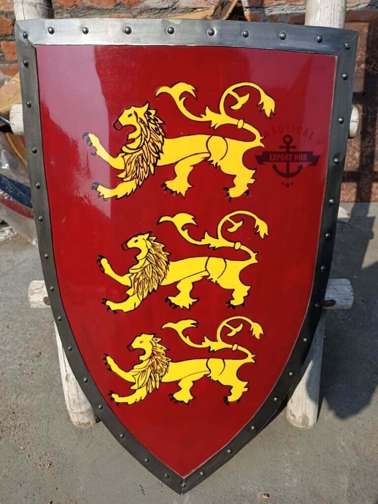 Vintage Style Roman Armour Lion Shield Christmas  Gift Item Armor Replica Shield
