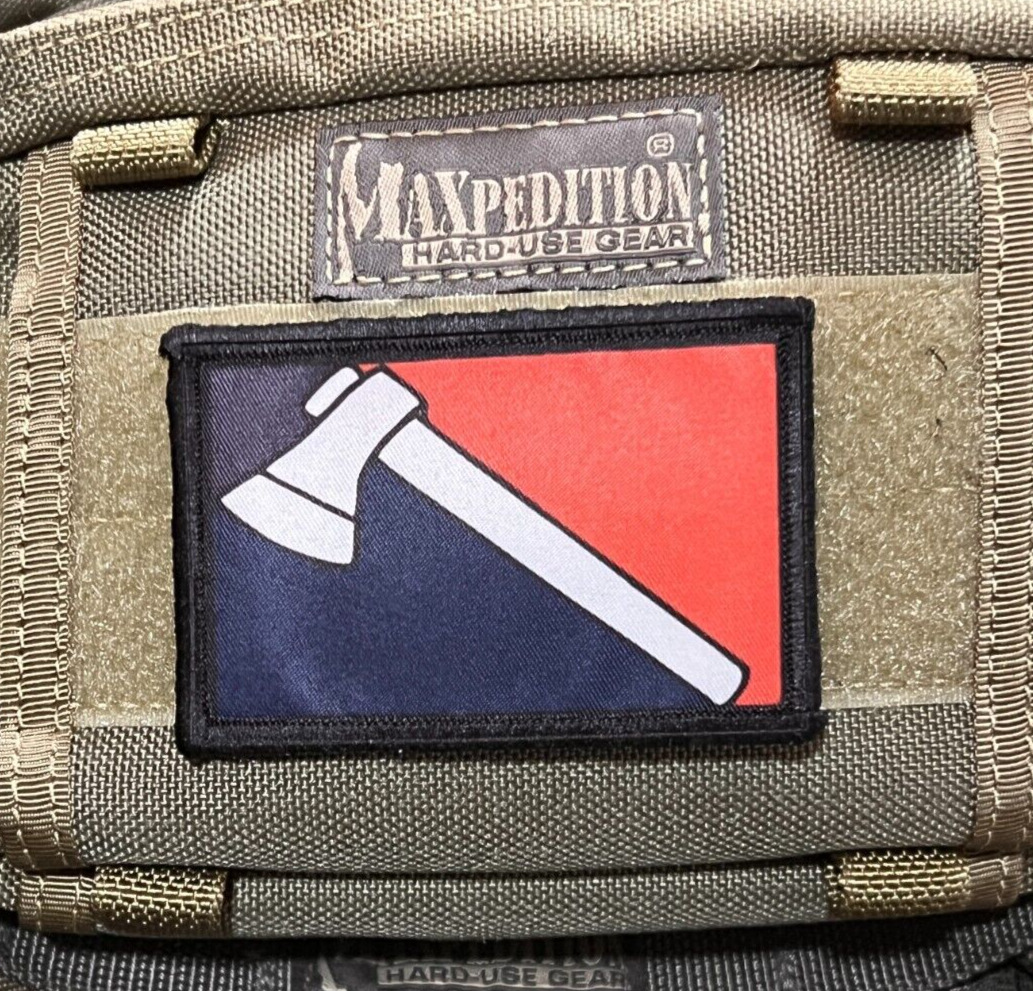 Major League Axe Throwing Morale Patch Tactical Military USA Hook Badge Army