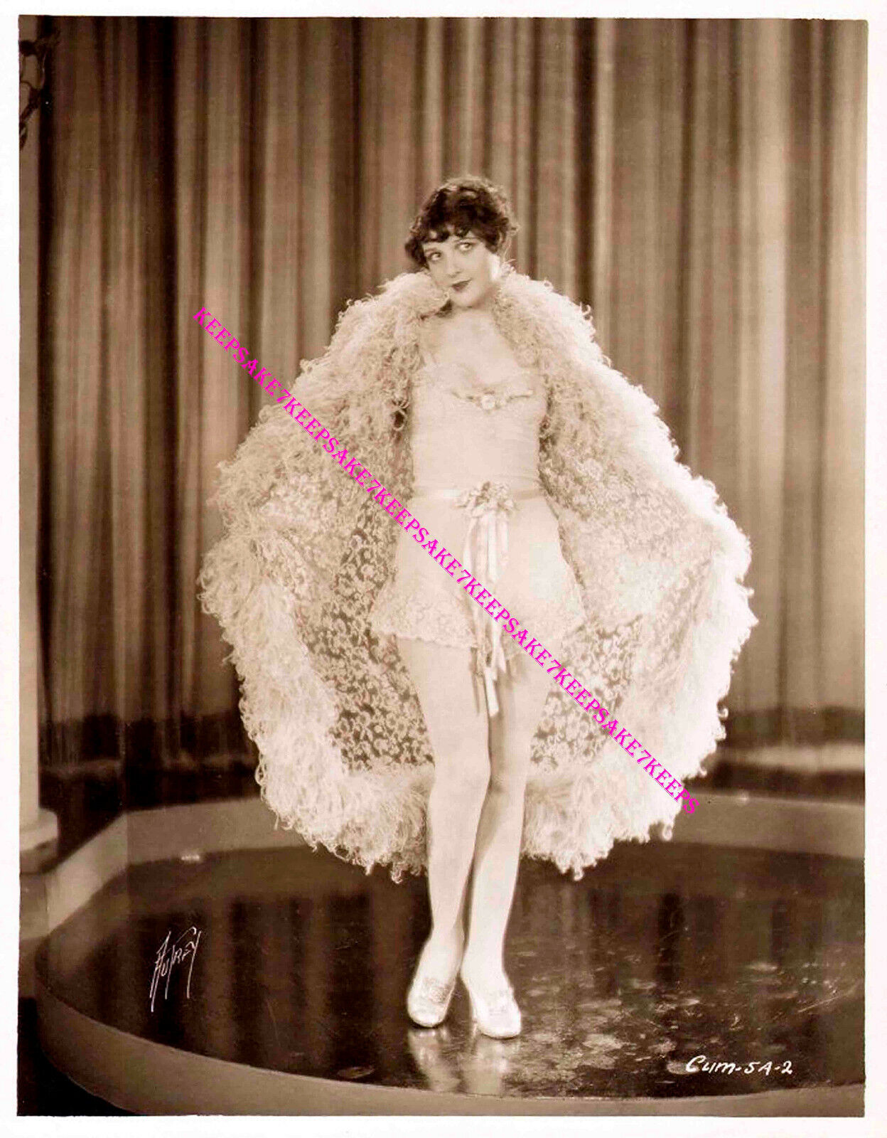 1920\'s ACTRESS SALLY PHIPPS SEXY SHORTIE LINGERIE 8x10  PHOTO A-SPH