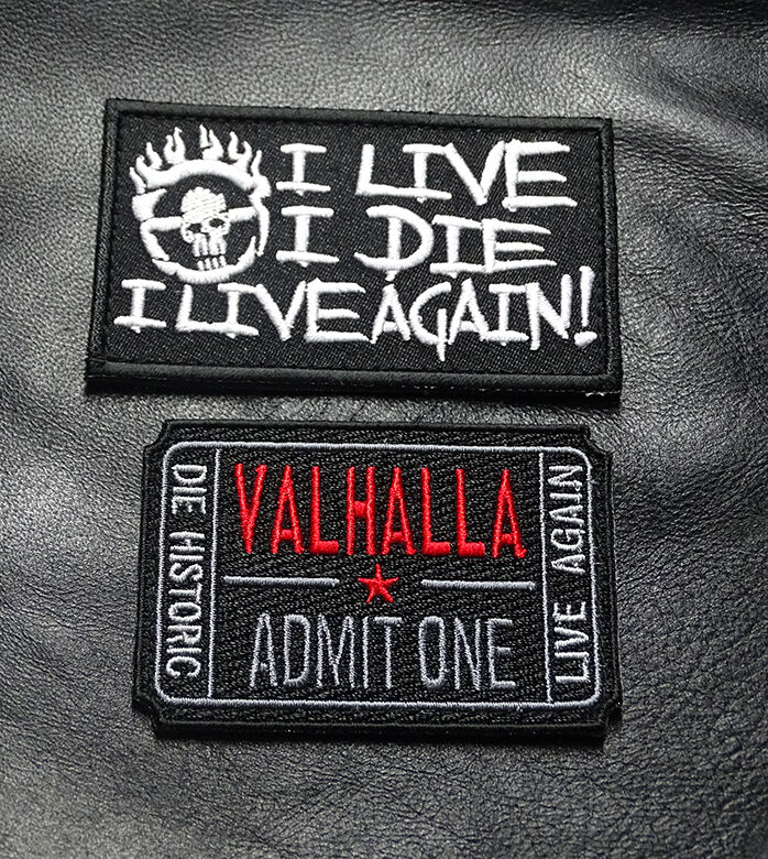 MAD MAX VALHALLA LIVE AGAIN MOVIE TICKET FURY ROAD HOOK PATCH BY MILTACUSA