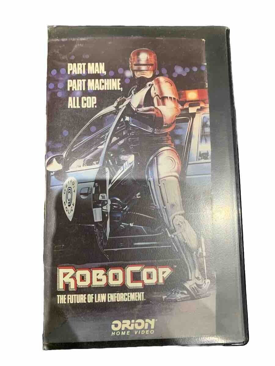 RoboCop VHS Tape 1987 Promo Screener Orion Cult Scifi Movie Horror Gore 80\'s