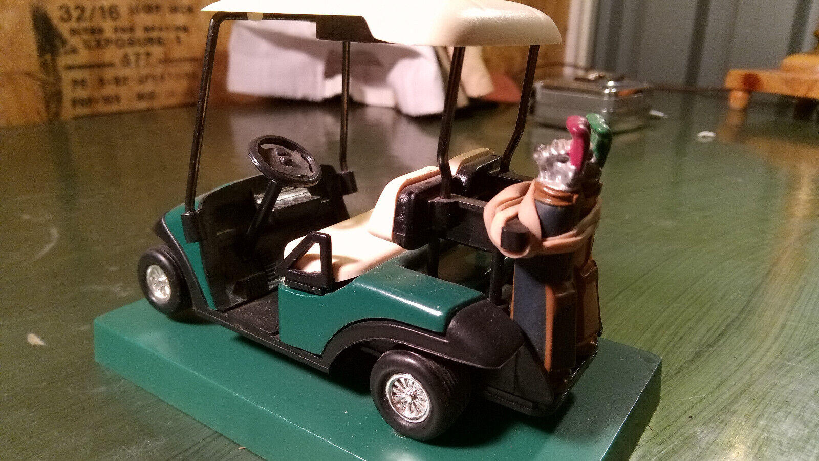 E-Z GO Golf Cart Paperclip Holder; Magnetic Desktop Decoration Unique and Rare
