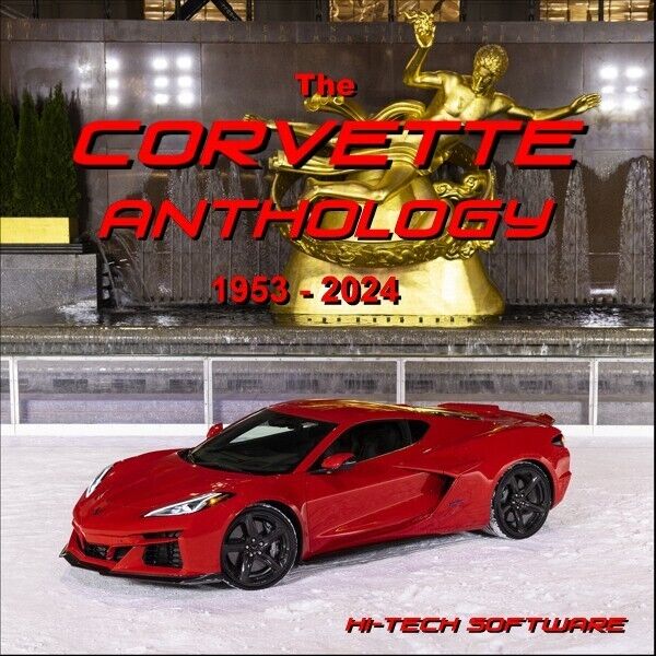 Corvette Anthology 1953-2024 multimedia DVD Encyclopedia 3000+ photos