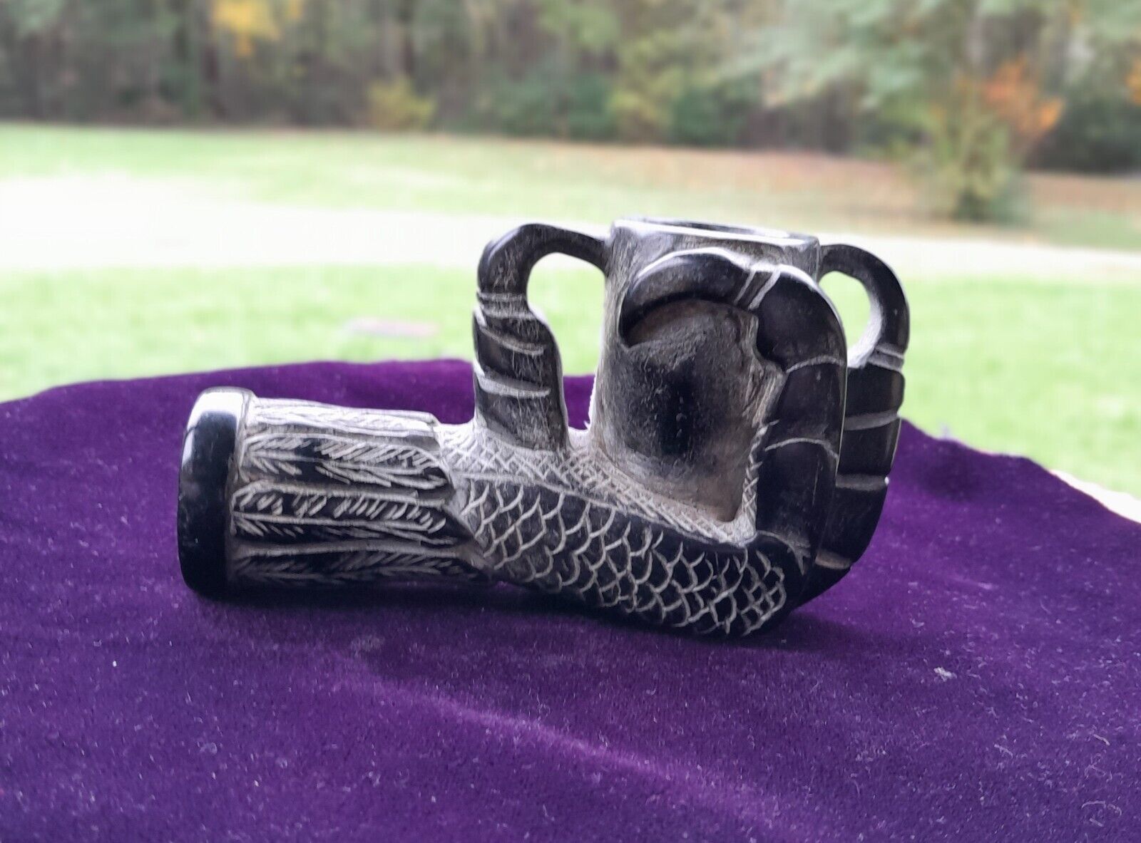 Eagle Claw Pipe from North Dakota 