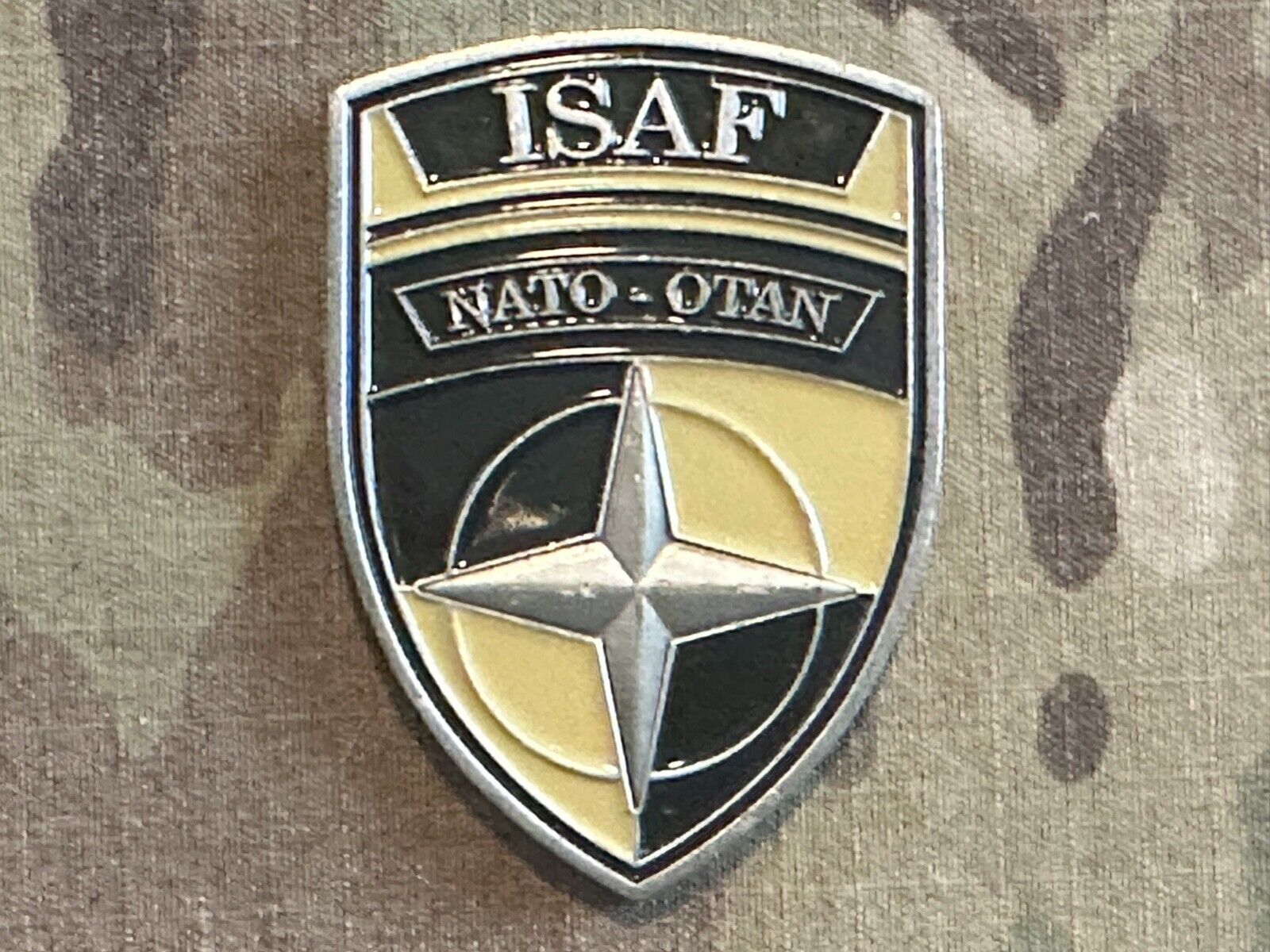 International Security Assistance Force ISAF NATO Commander OEF Challenge Coin