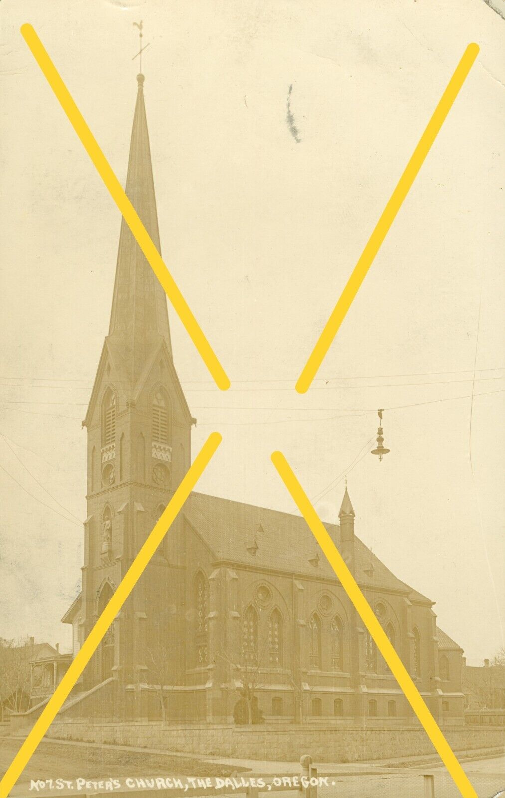 1913 No. 7 St Peters Church The Dalles Oregon Wasco County Panama Exposition