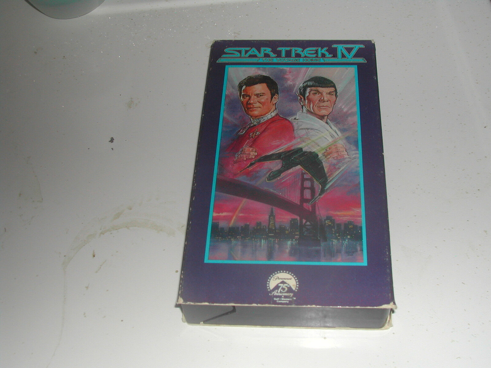 collect Vintage STAR TREK vhs tapes-STAR TREK 4 and 5-used condition/playable